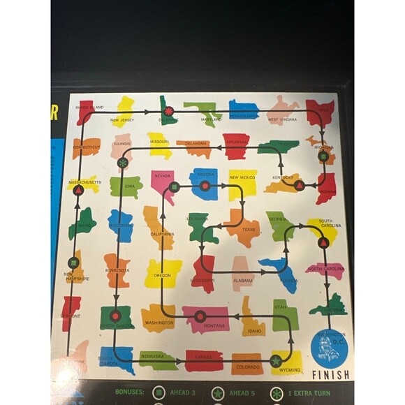 1963 State-Tour Magnetic Travel Game No.979 - Picture 4 of 8